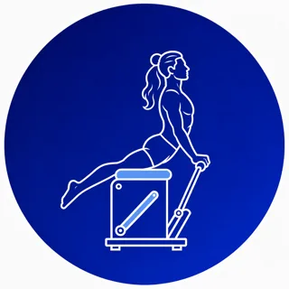 Student performing Swan on a Pilates Wunda chair